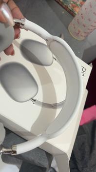 Fone branco ângulo 3